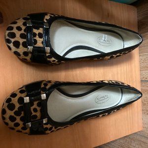 talbots leopard print flats,